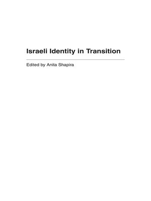 cover image of Israeli Identity in Transition